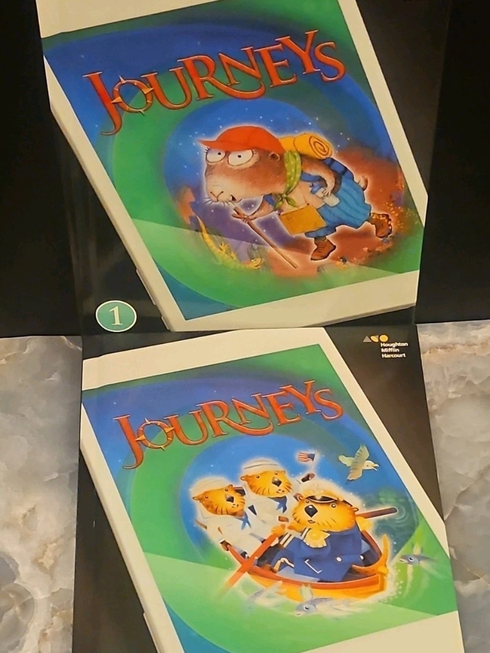 Houghton Mifflin Harcourt Journeys Hardcover Grade 1 Reading 1.4 & 1.6 Textbook